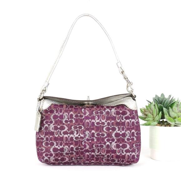 Coach Vintage Y2K Mini Pirple Pochette Bag